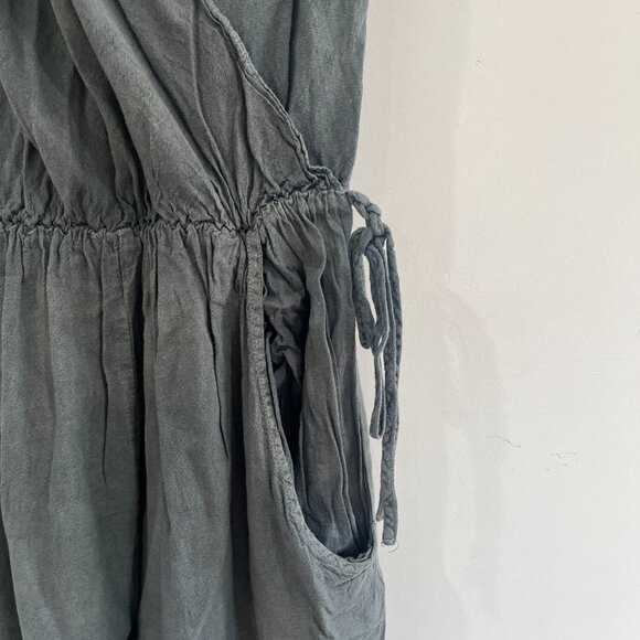 XS Gauzy Strappy Double Wrap Jumpsuit - Picture 4 of 5